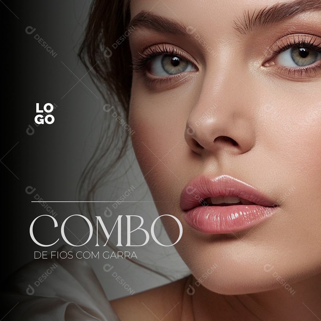 Estética Combo de Fios Social Media PSD Editável