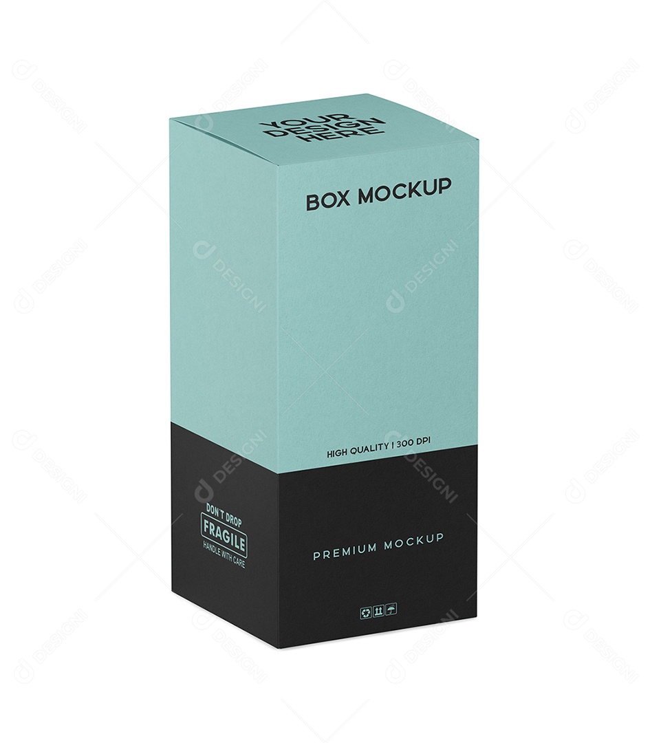 Mockup Caixa de Papel Kraft PSD Editável