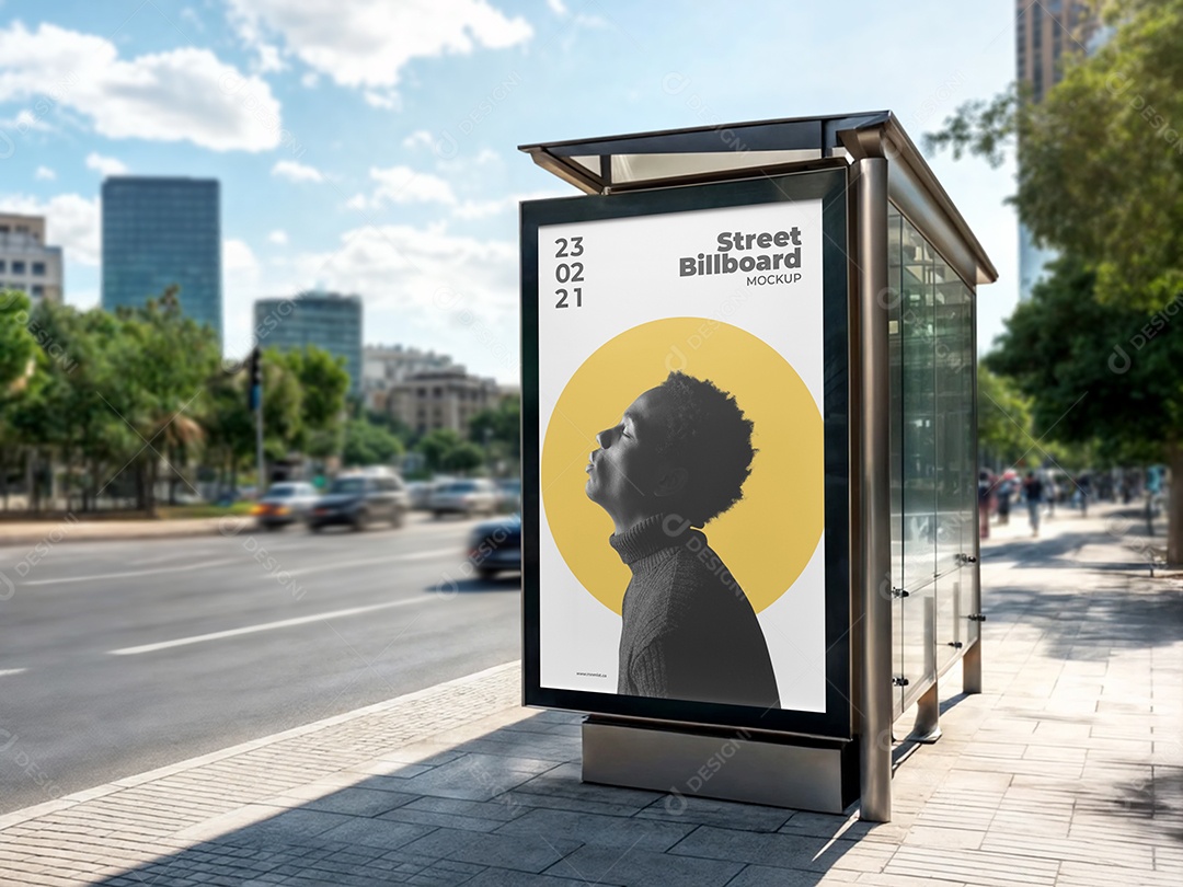 Mockup Anúncio Publicitário PSD Editável