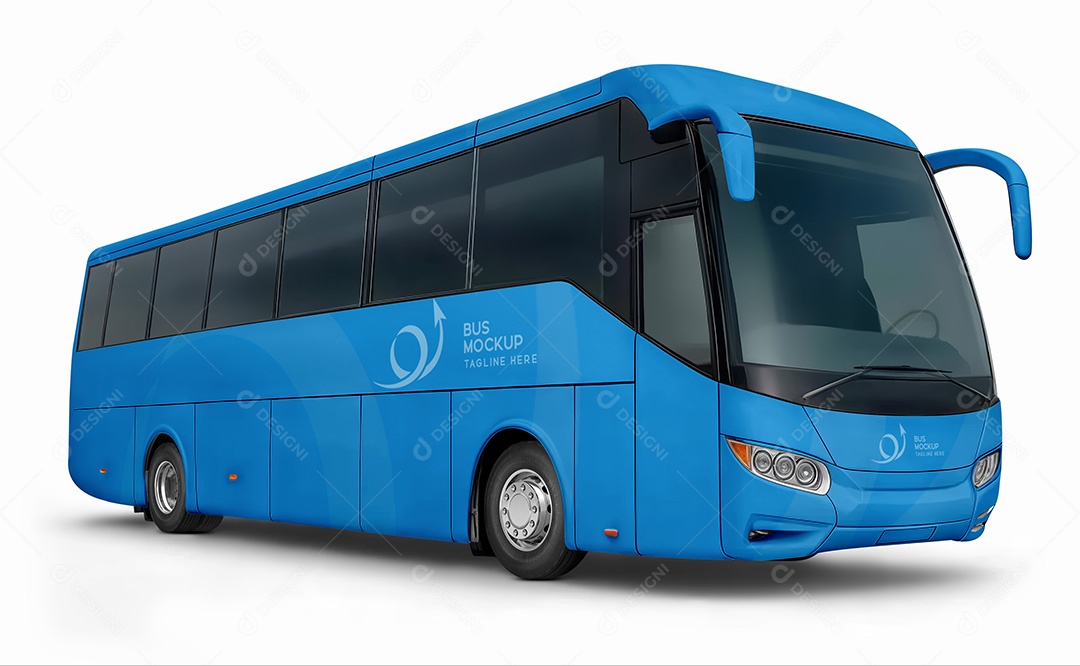 Mockup de Ônibus PSD Editável
