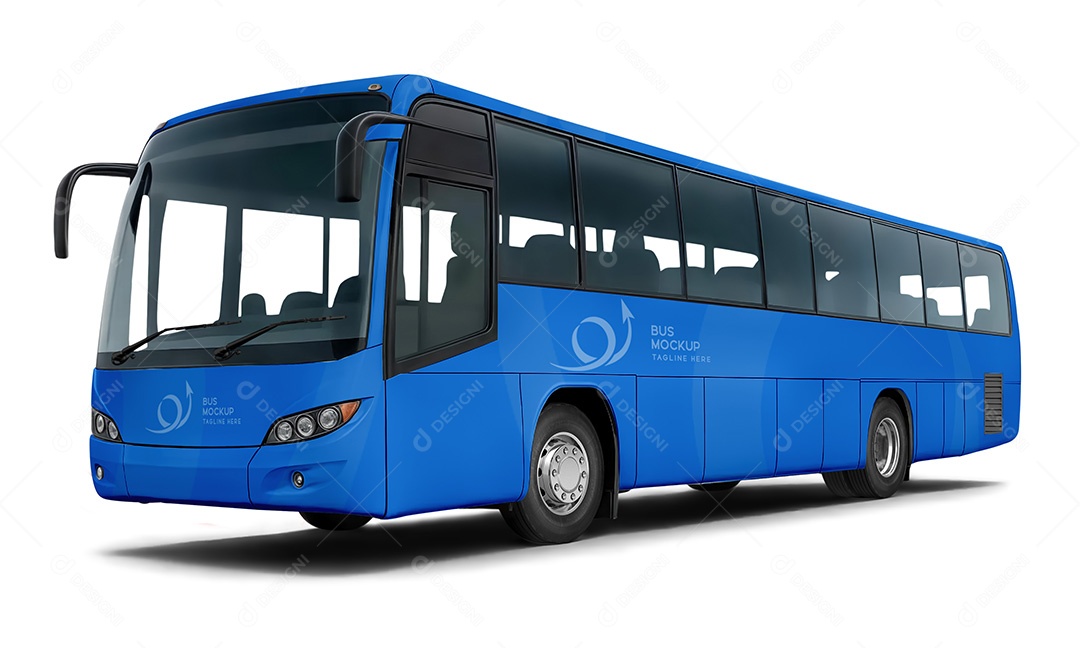 Mockup de Ônibus PSD Editável