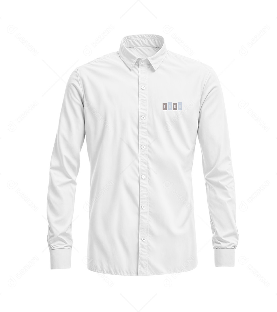 Mockup Camisa de Manga Longa PSD Editável
