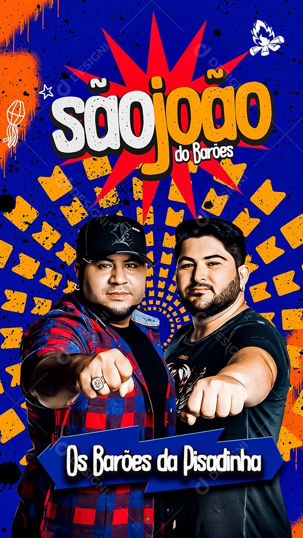 Story Flyer São João Social Media PSD Editável