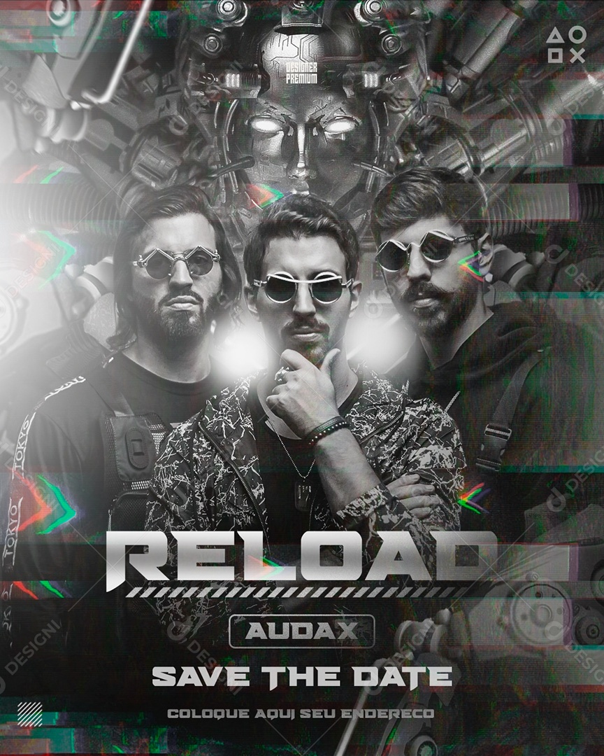 Feed Flyer Reload Social Media PSD Editável