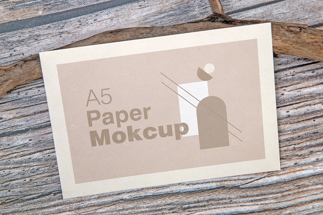 58Cartão de Papel Mockup PSD Editável