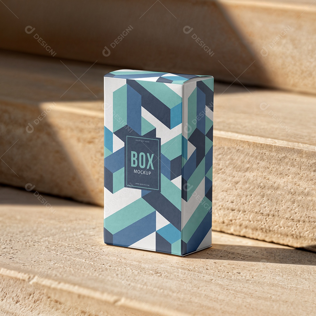 Mockup Caixa Aberta PSD Editável