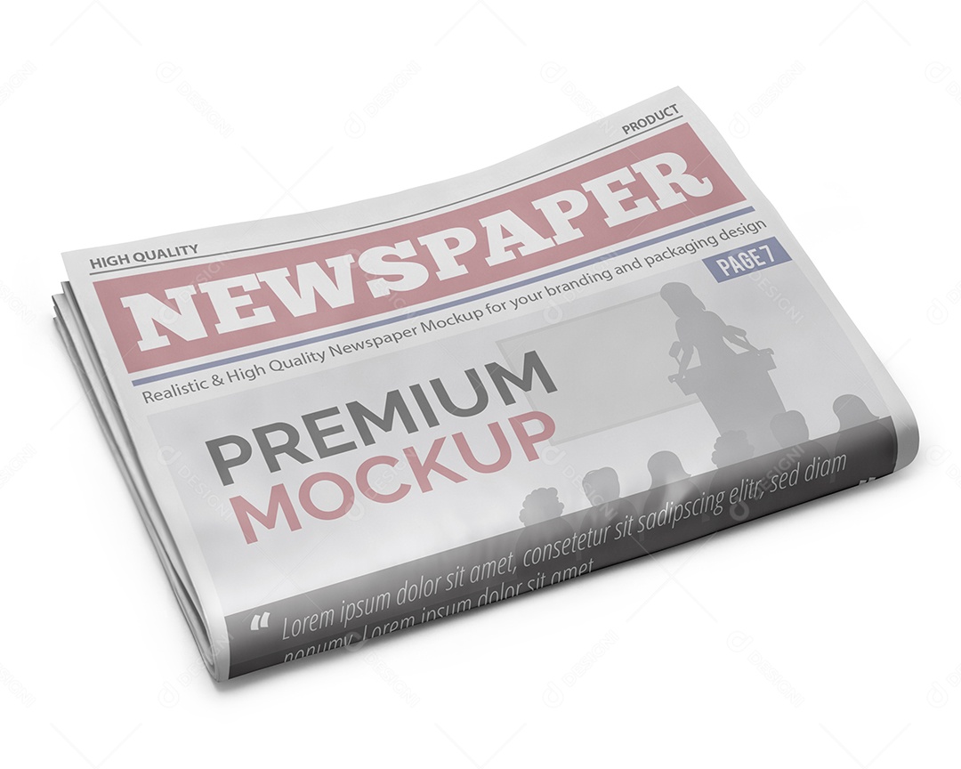 Mockup de Jornal PSD Editável