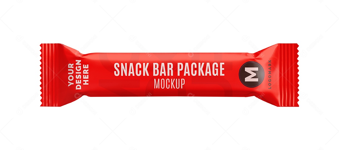 Mockup de Pacote de Lanche PSD Editável