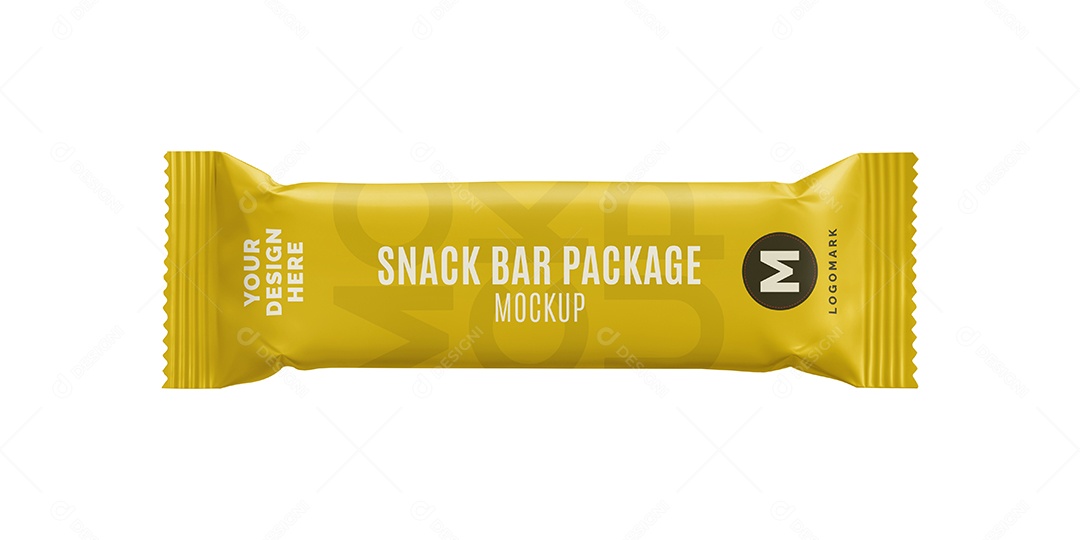 Mockup de Pacote de Lanche PSD Editável