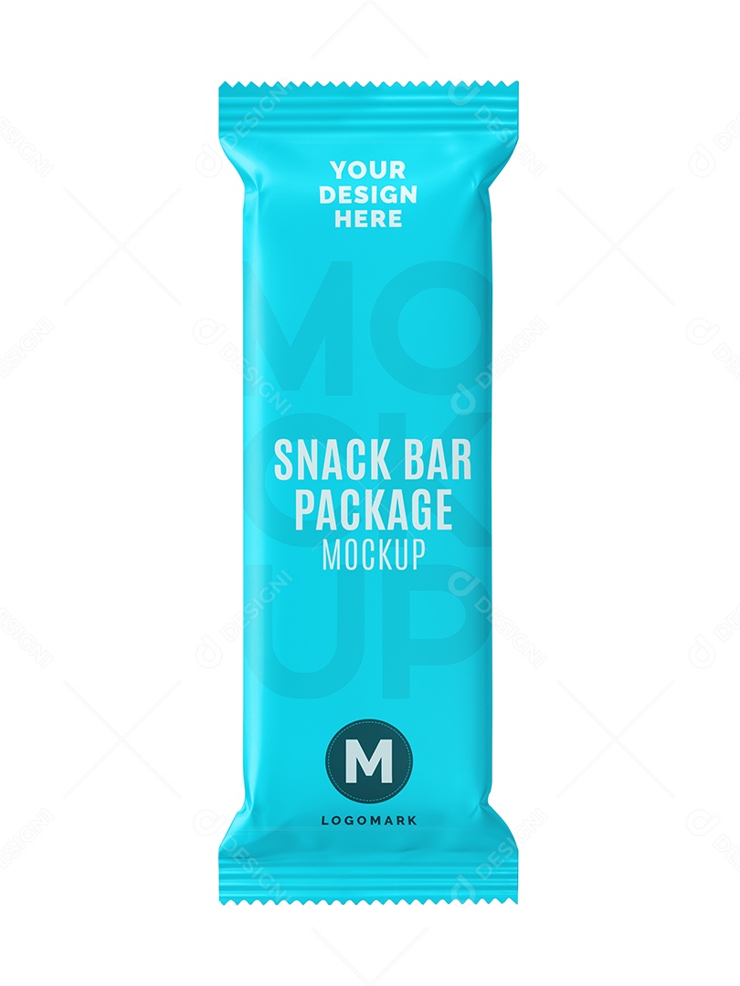 Mockup de Pacote de Lanche PSD Editável