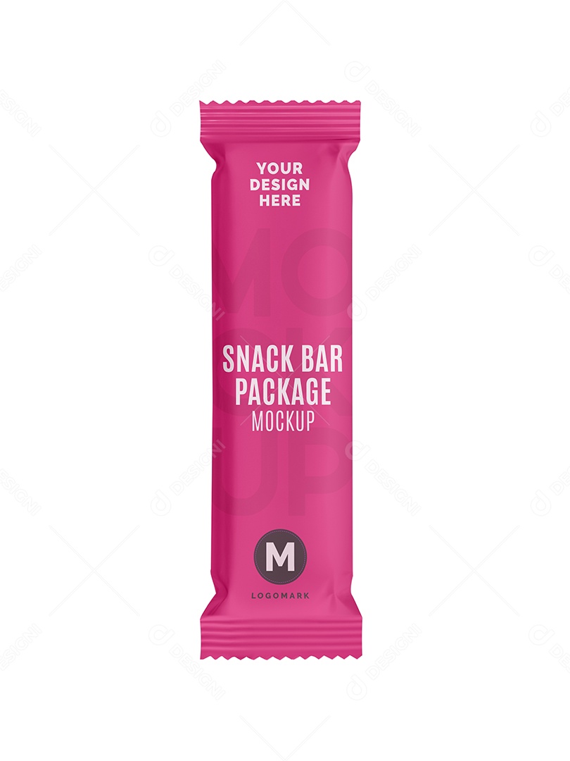 Mockup de Pacote de Lanche PSD Editável