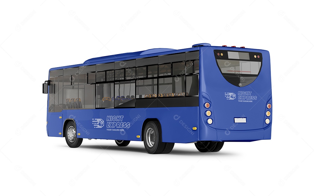 Mockup Ônibus PSD Editável