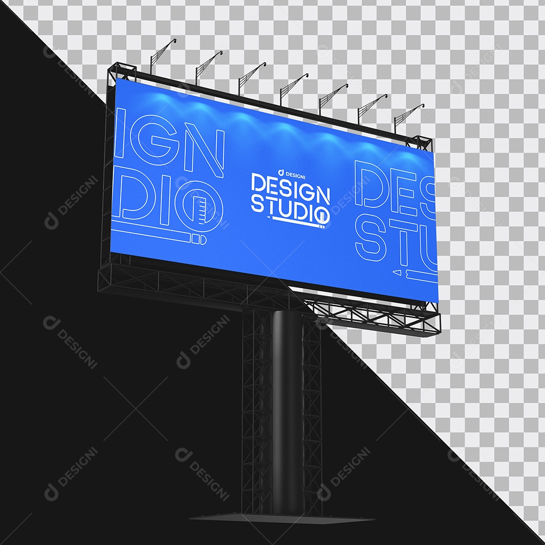 Mockup de Outdoor para Publicidade PSD Editável