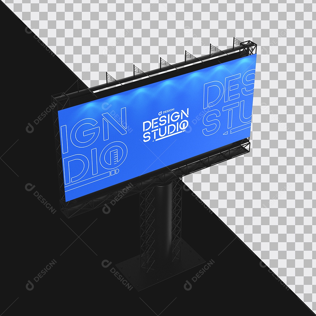 Mockup de Outdoor para Publicidade PSD Editável