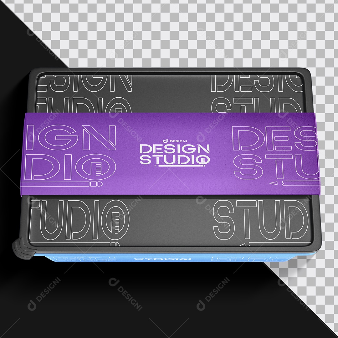 Mockup Pote de Sorvete PSD Editável