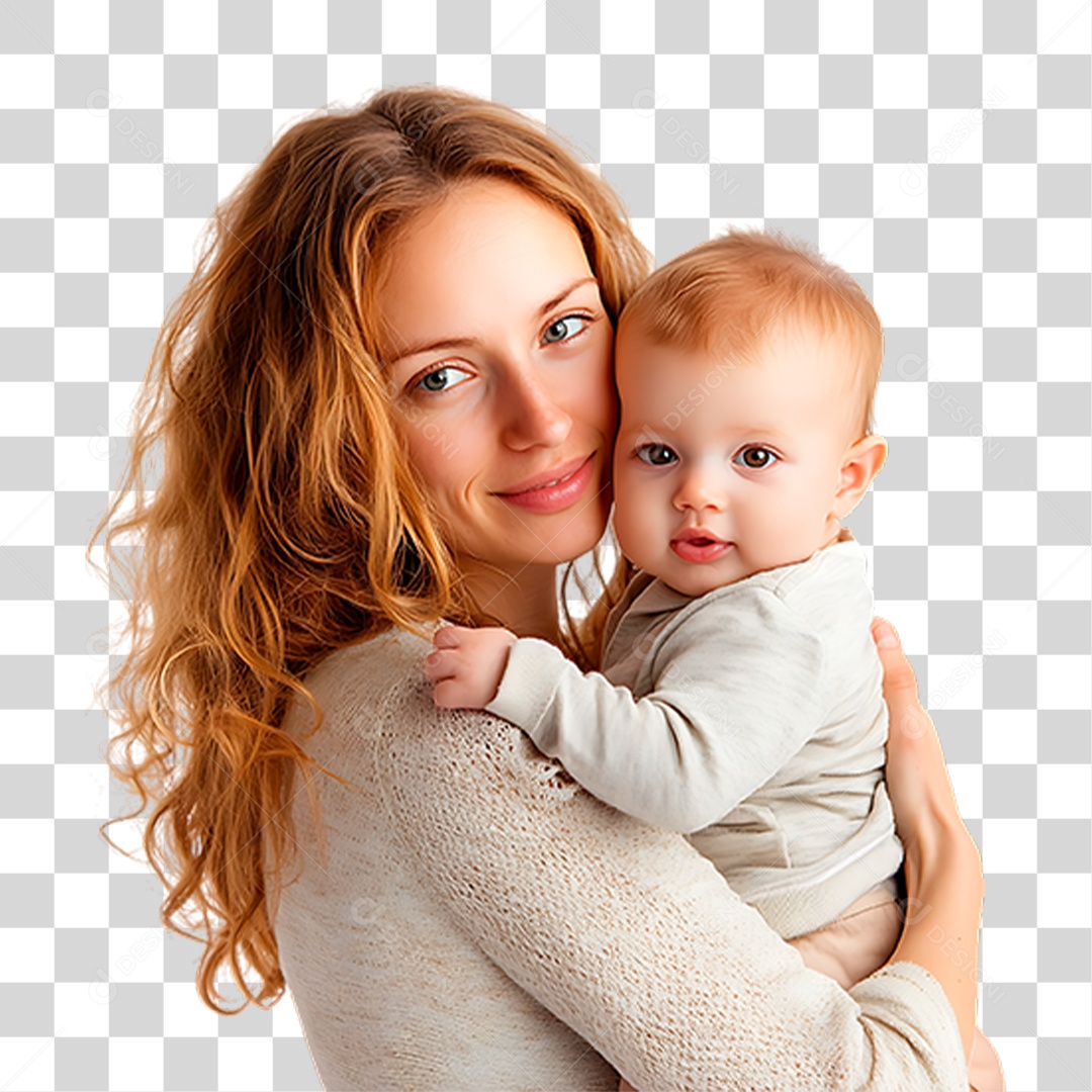 Mãe e Filho PNG Transparente