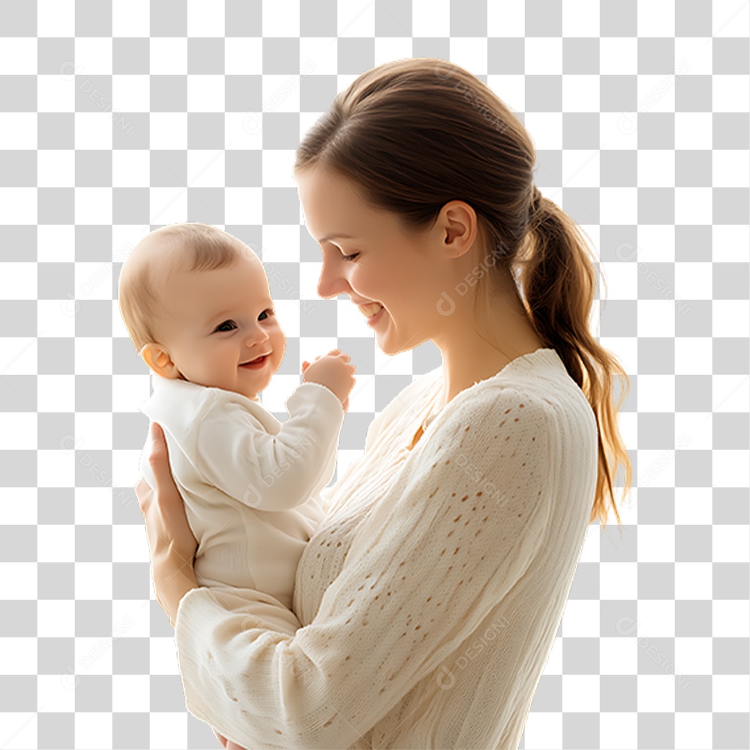 Mãe e Filho PNG Transparente
