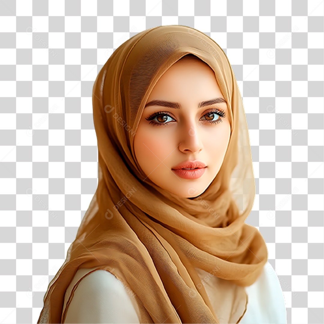 Mulher Islâmica PNG Transparente