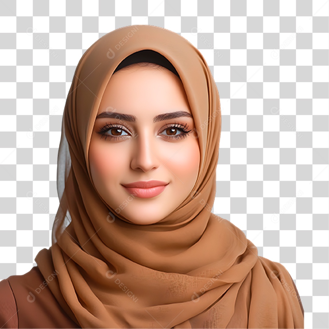 Mulher Islâmica PNG Transparente