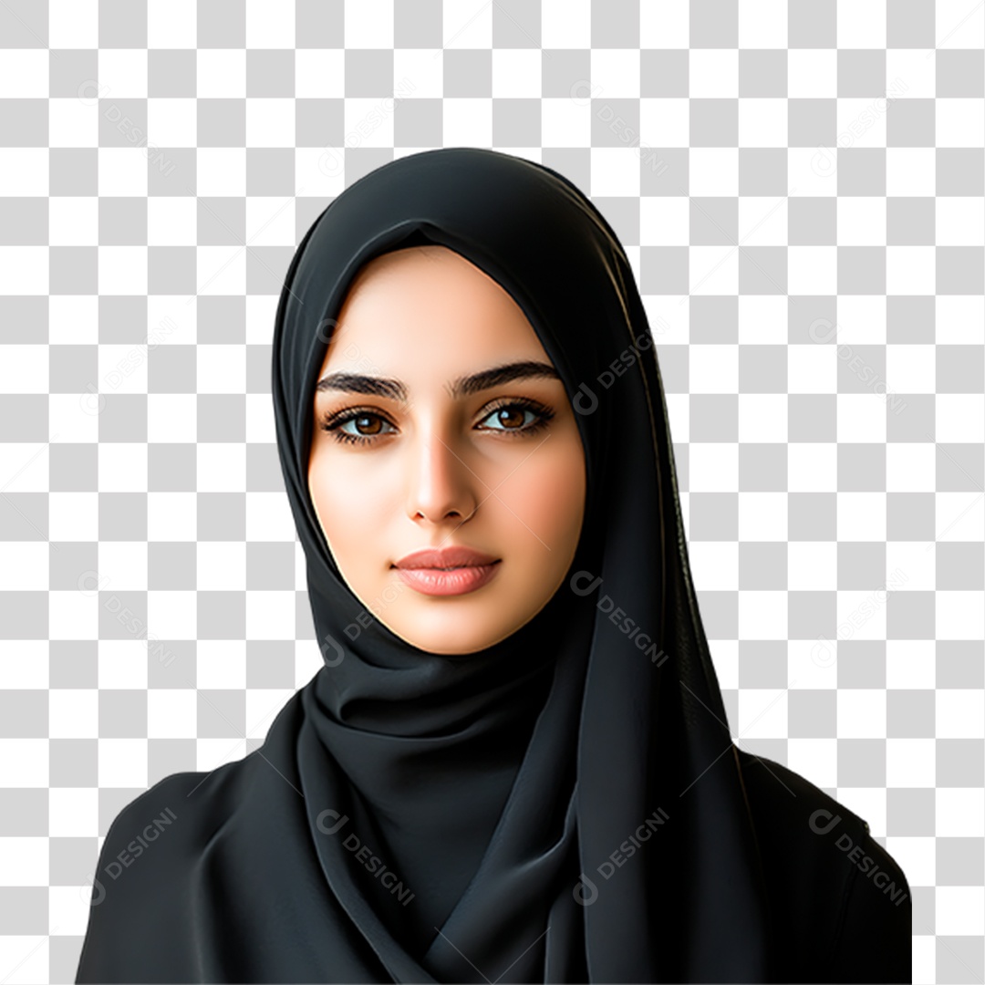Mulher Islâmica PNG Transparente