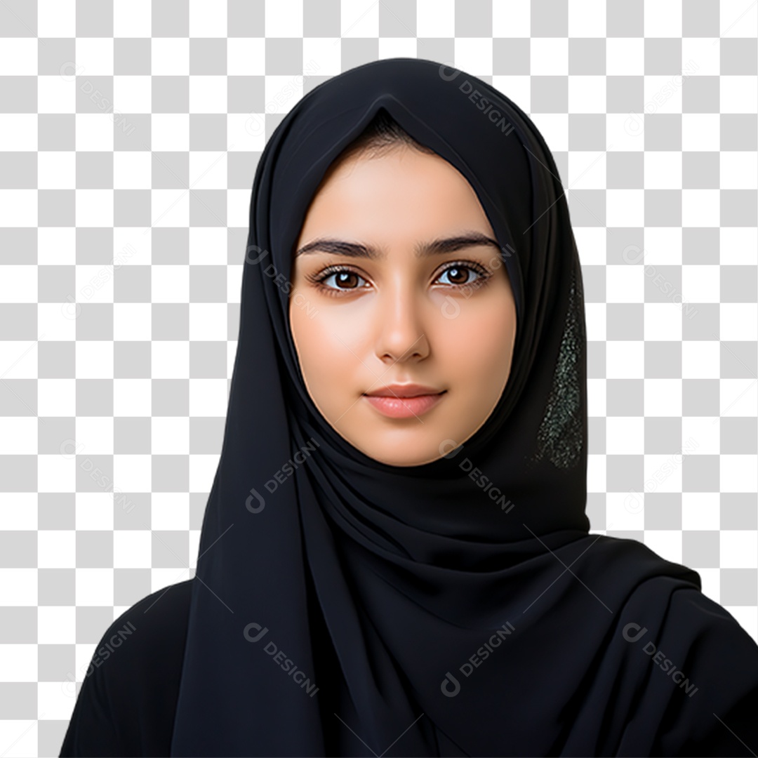 Mulher Islâmica PNG Transparente