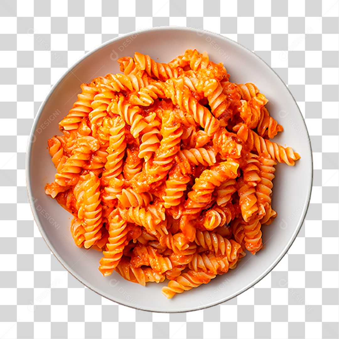 Prato de Macarrão PNG Transparente