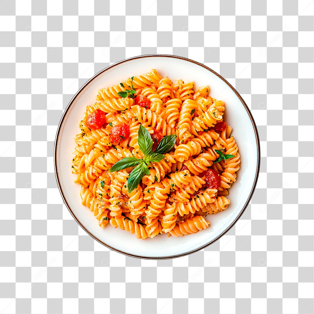 Prato de Macarrão PNG Transparente