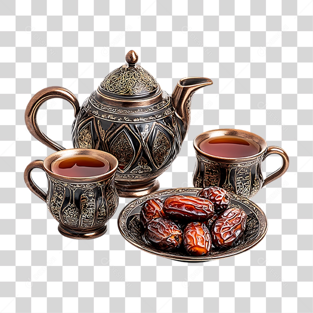 Chá Árabe PNG Transparente