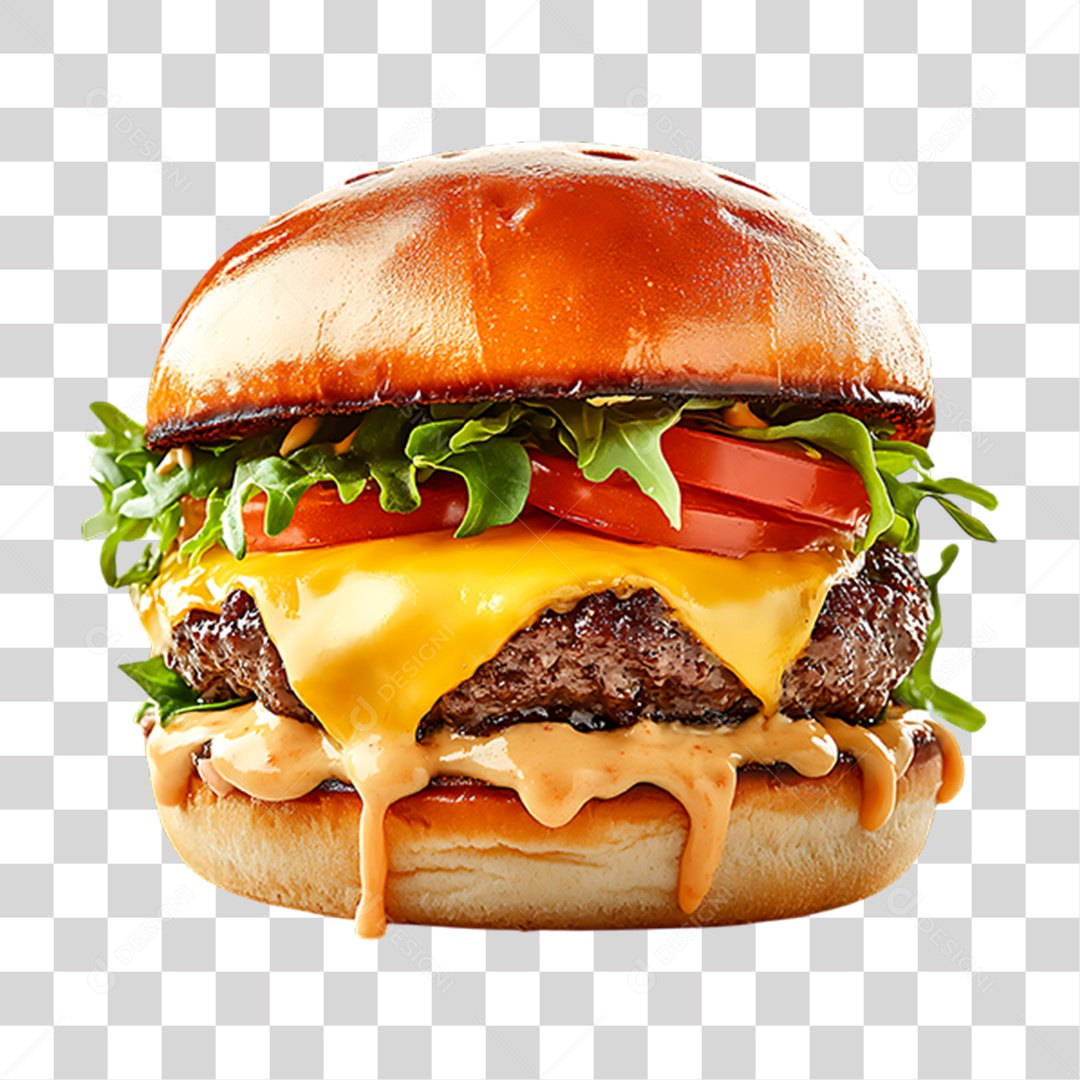 Hambúrguer PNG Transparente