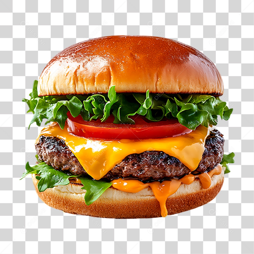 Hambúrguer PNG Transparente
