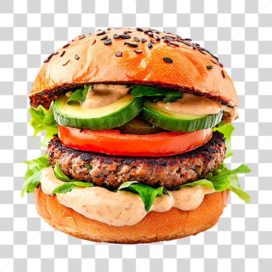 Hambúrguer PNG Transparente