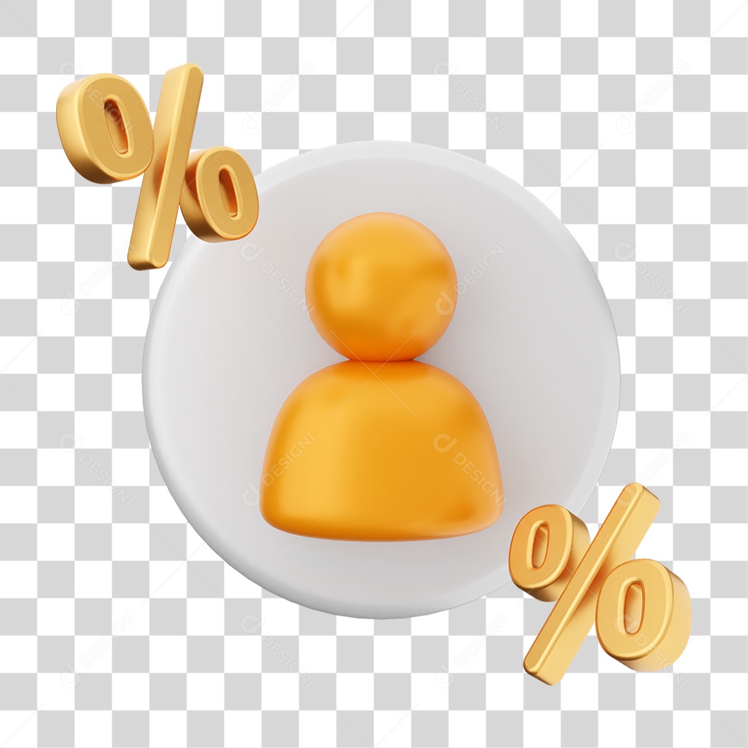 Elemento 3D Símbolos de Negociação Gráficos PNG Transparente