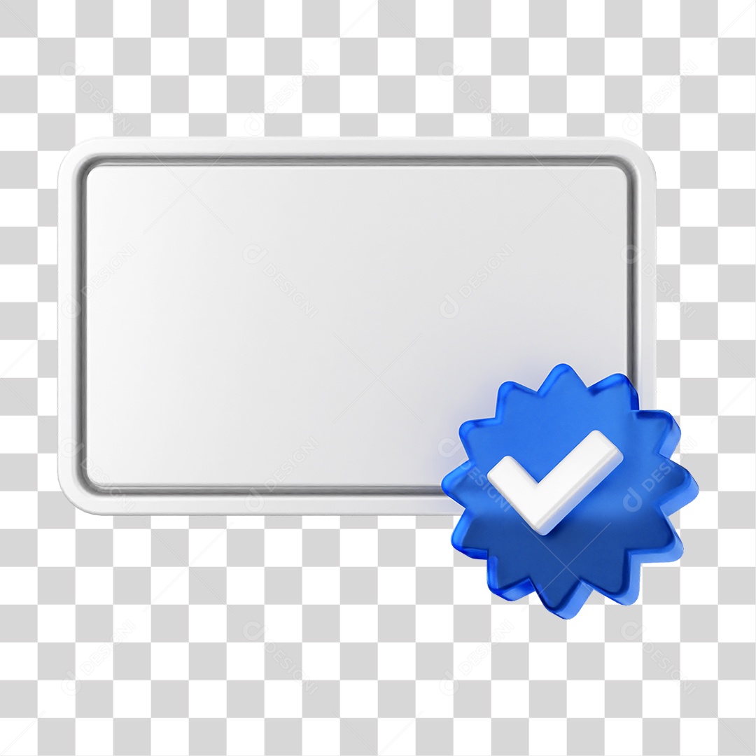 Elemento 3D Caixa de Texto Perguntas PNG Transparente