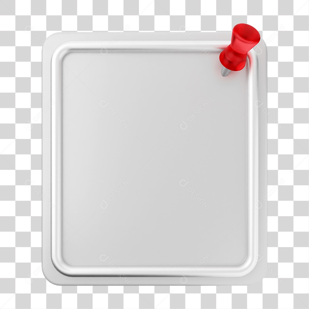 Elemento 3D Caixa de Texto Perguntas PNG Transparente