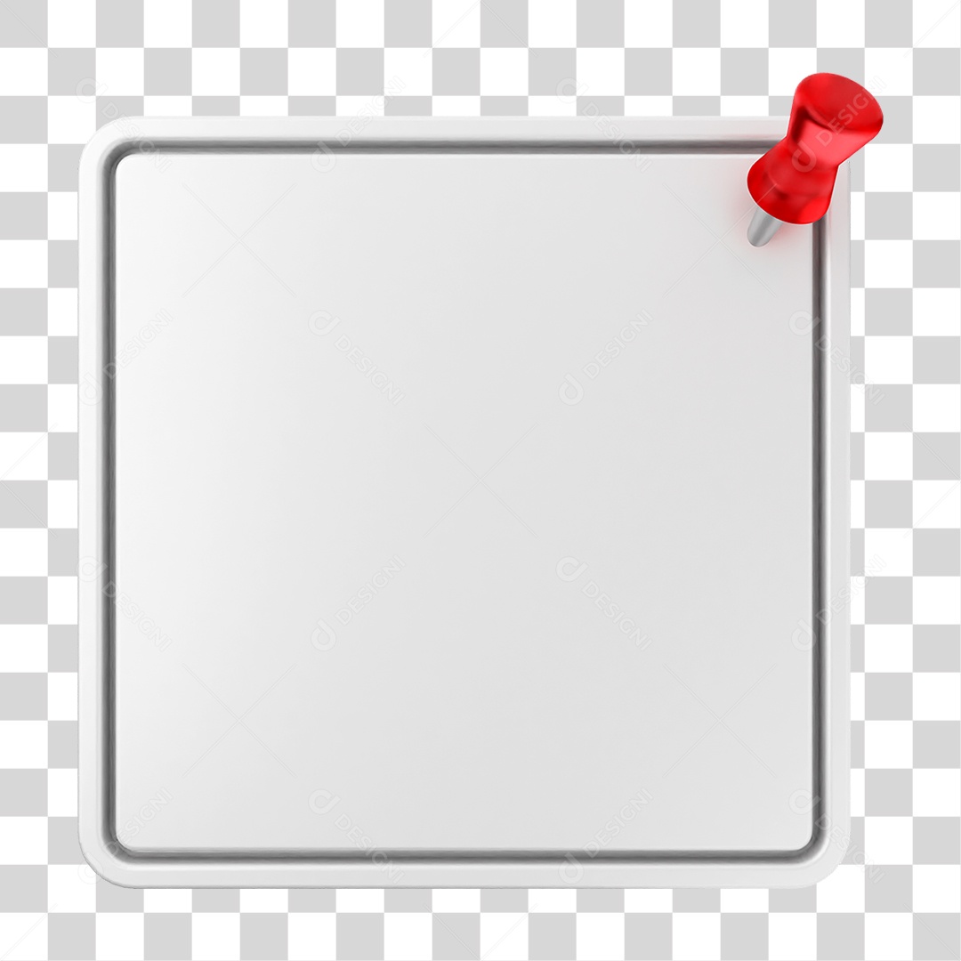 Elemento 3D Caixa de Texto Perguntas PNG Transparente