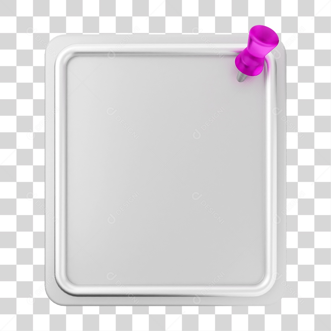 Elemento 3D Caixa de Texto Perguntas PNG Transparente