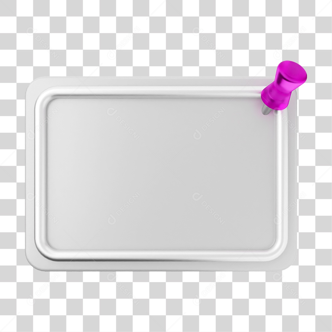 Elemento 3D Caixa de Texto Perguntas PNG Transparente