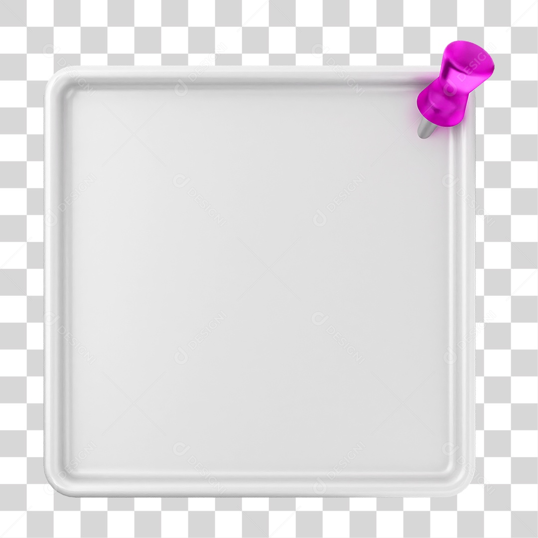 Elemento 3D Caixa de Texto Perguntas PNG Transparente