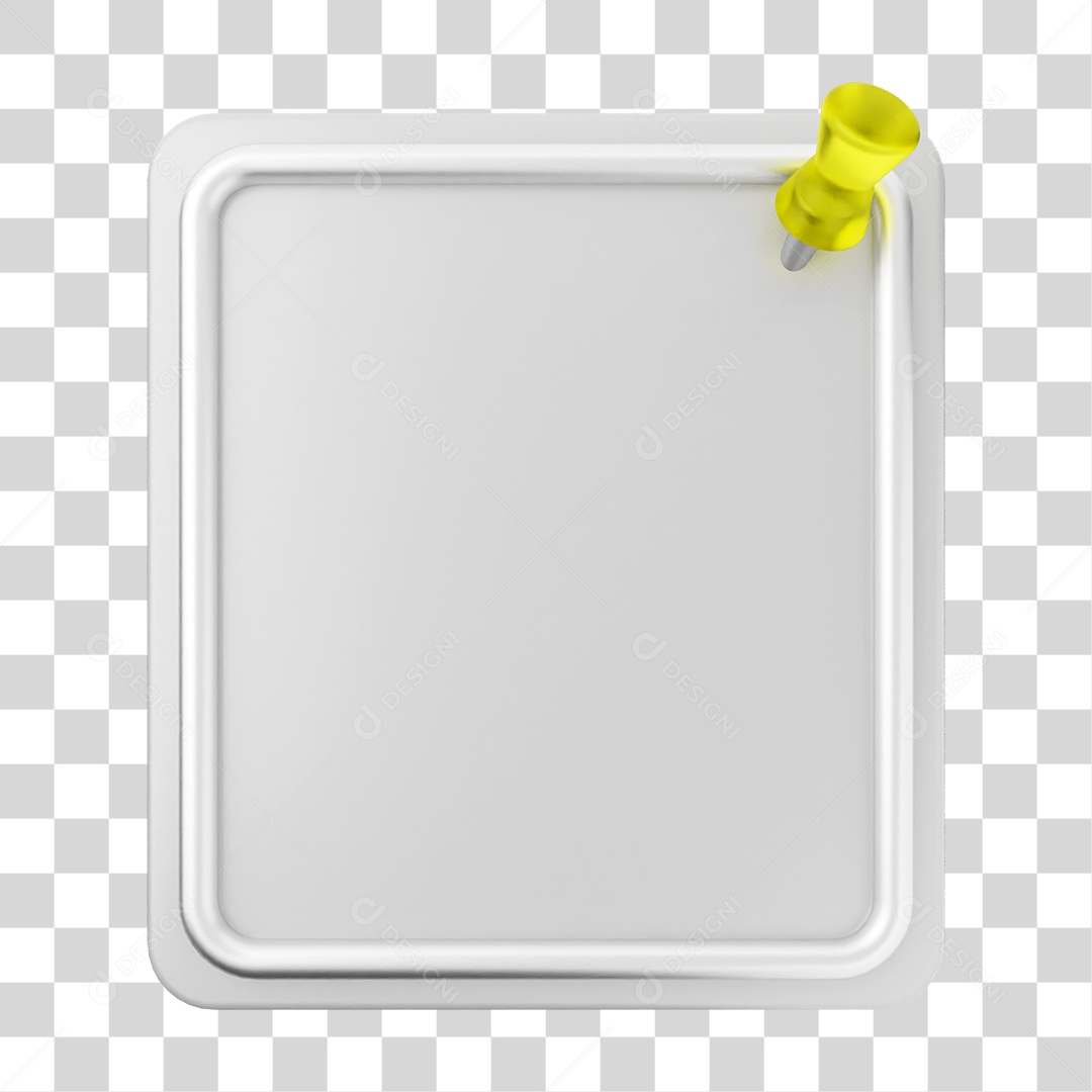 Elemento 3D Caixa de Texto Perguntas PNG Transparente