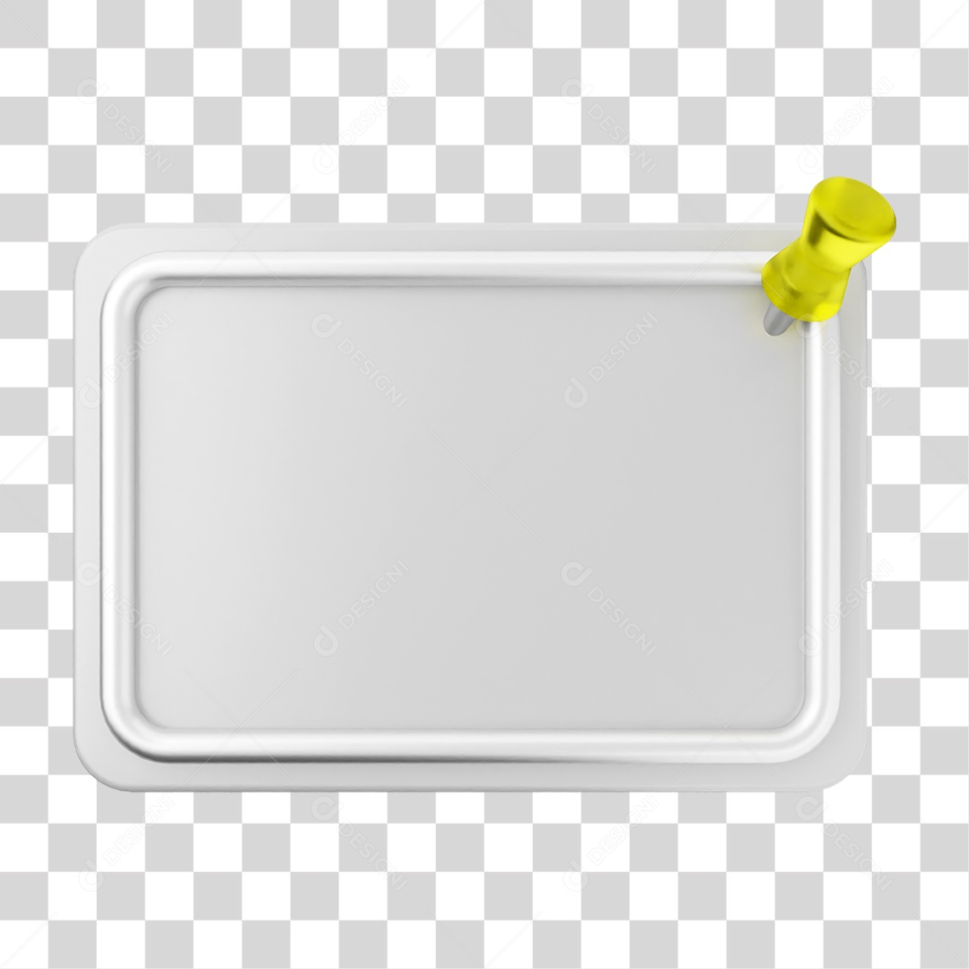 Elemento 3D Caixa de Texto Perguntas PNG Transparente