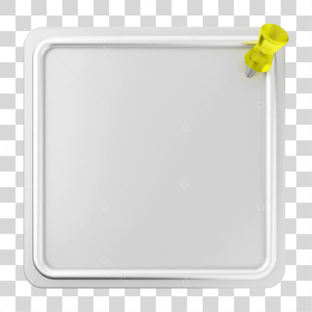 Elemento 3D Caixa de Texto Perguntas PNG Transparente