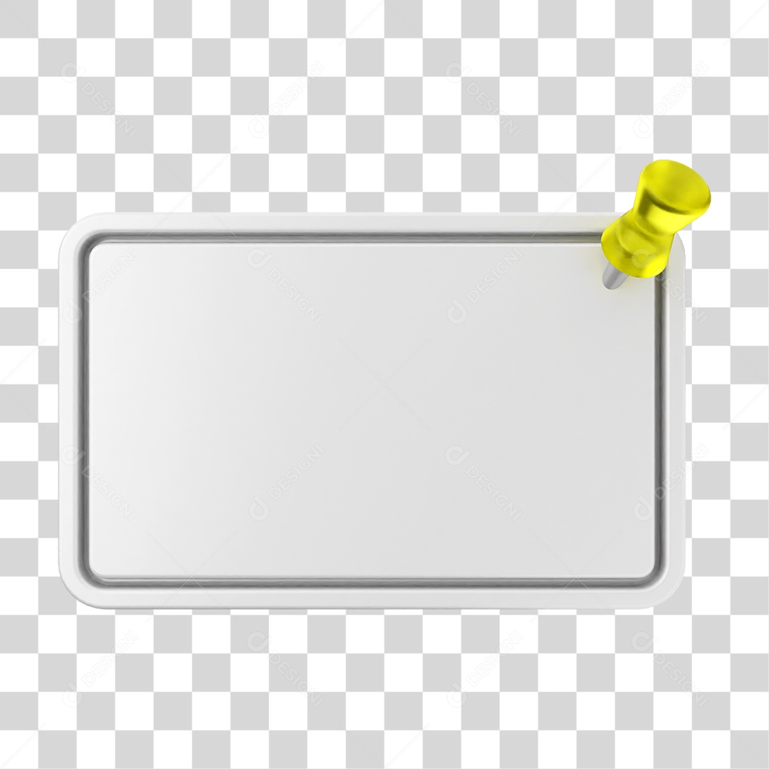 Elemento 3D Caixa de Texto Perguntas PNG Transparente