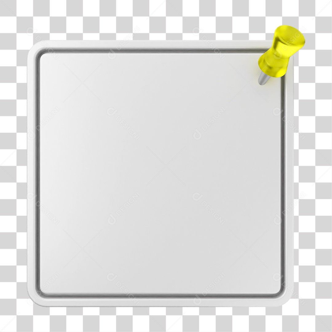 Elemento 3D Caixa de Texto Perguntas PNG Transparente