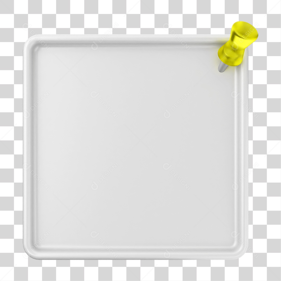 Elemento 3D Caixa de Texto Perguntas PNG Transparente