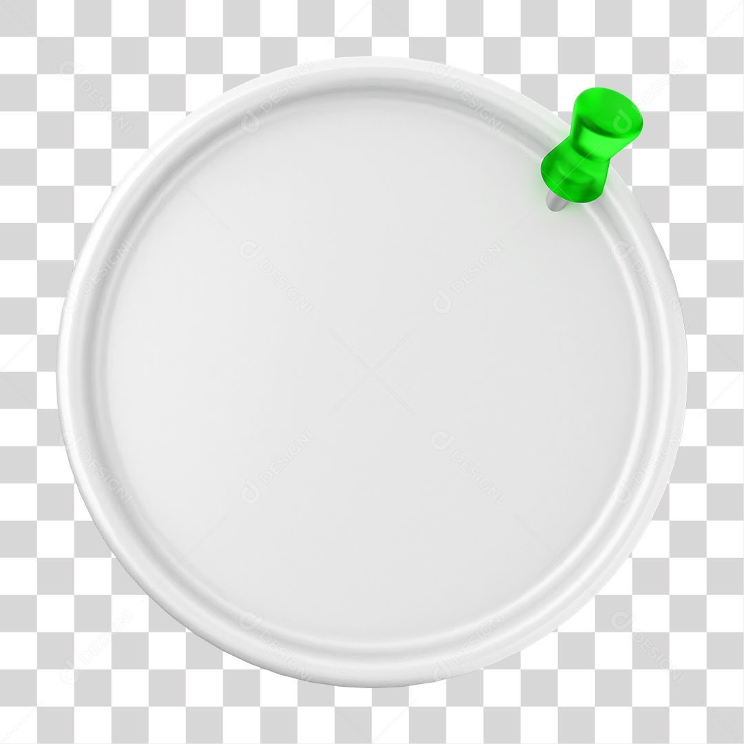 Elemento 3D Caixa de Texto Perguntas PNG Transparente