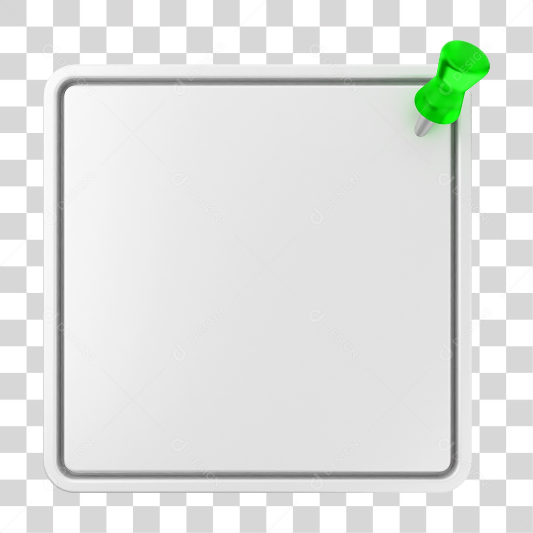 Elemento 3D Caixa de Texto Perguntas PNG Transparente