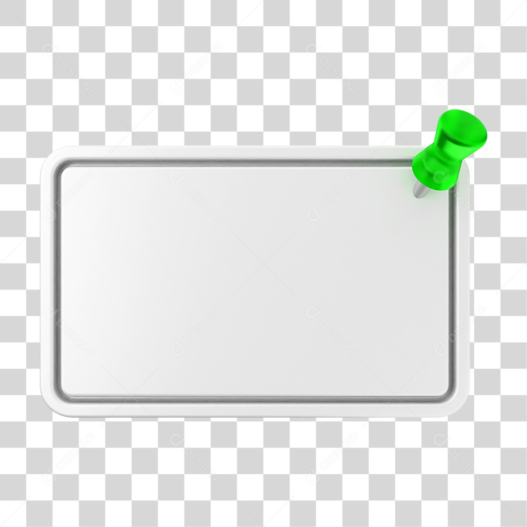 Elemento 3D Caixa de Texto Perguntas PNG Transparente