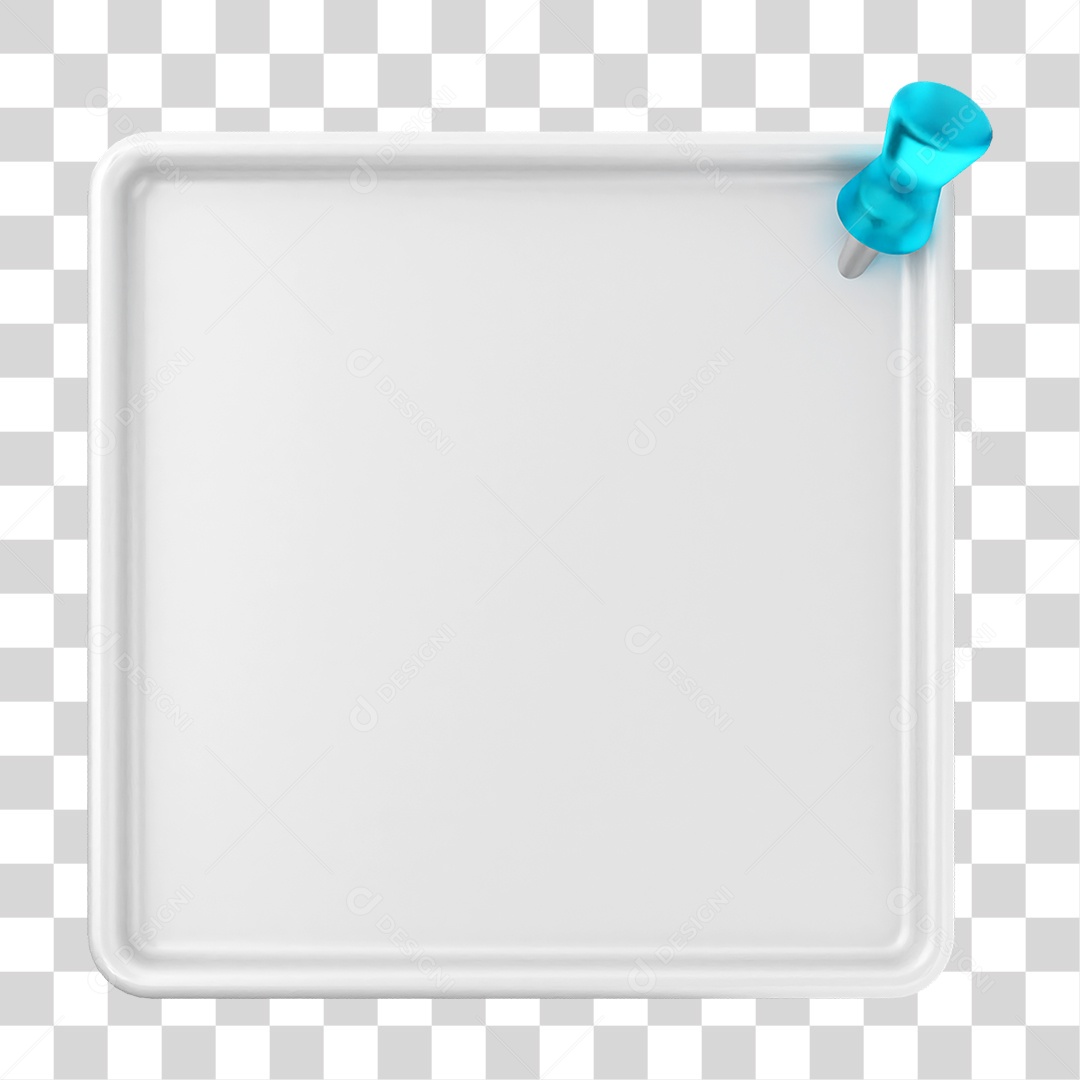 Elemento 3D Caixa de Texto Perguntas PNG Transparente