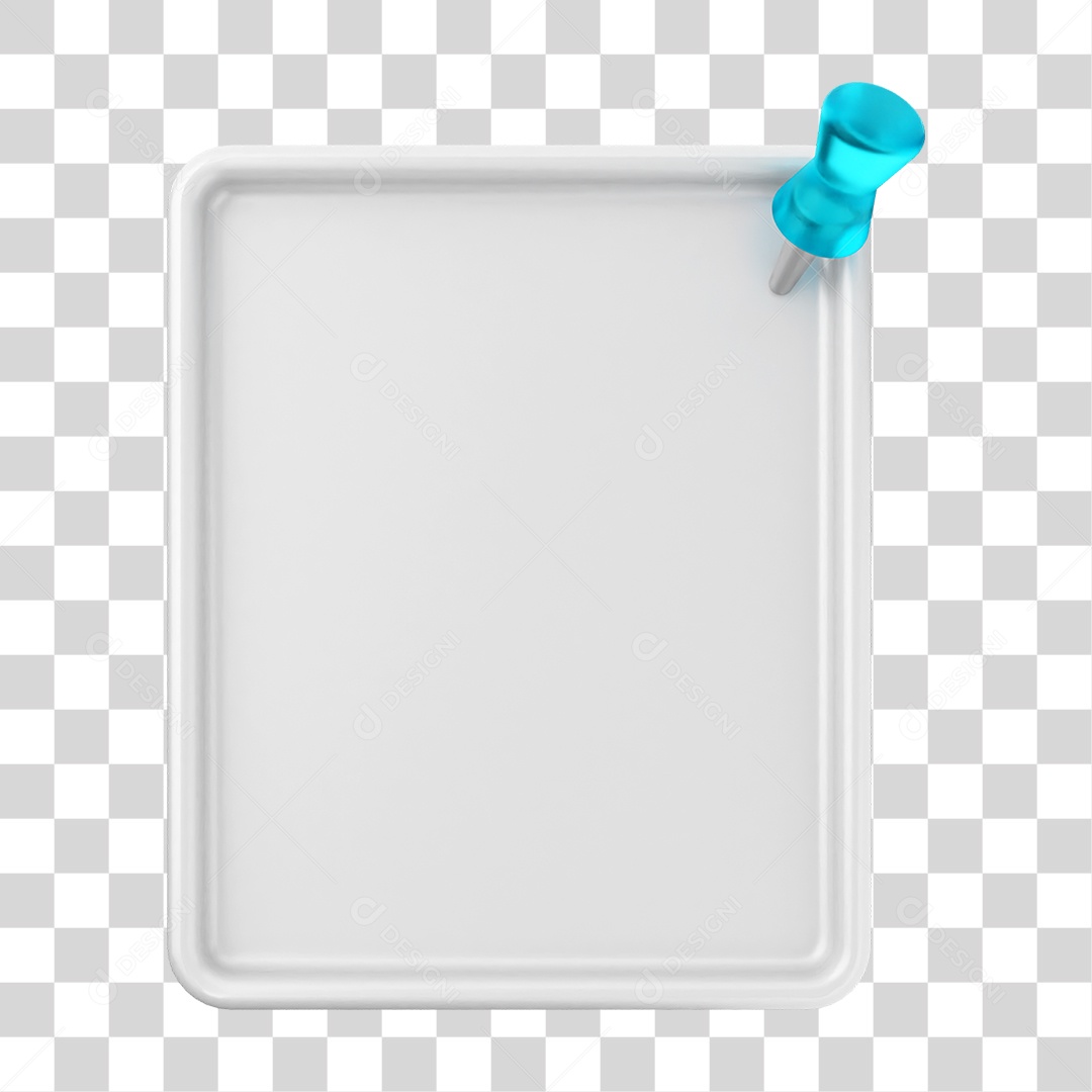 Elemento 3D Caixa de Texto Perguntas PNG Transparente