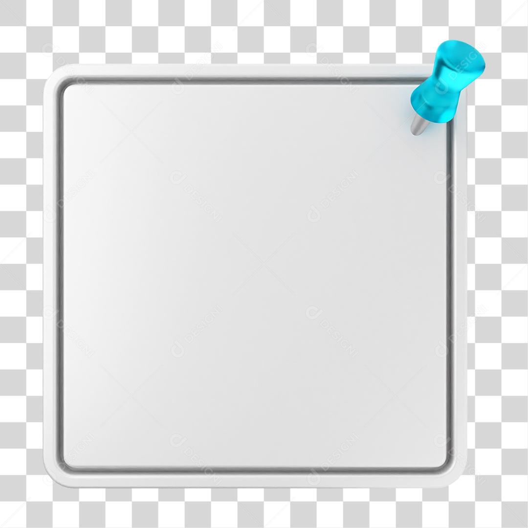 Elemento 3D Caixa de Texto Perguntas PNG Transparente